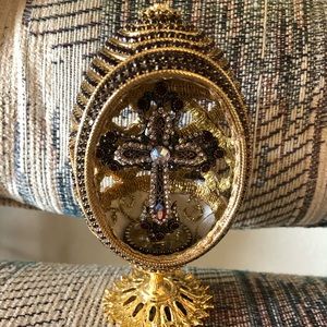 Faberge inspired real goose egg